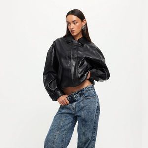 Lioness “Kenny” bomber jacket, black, size M